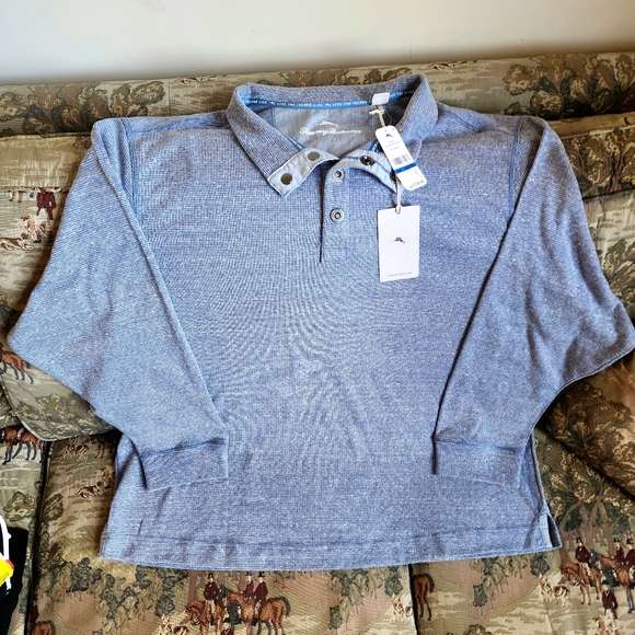Mens Tommy Bahama Salt Point Snap Mock Neck size 1XLB retail price $138 NWT - Picture 3 of 6